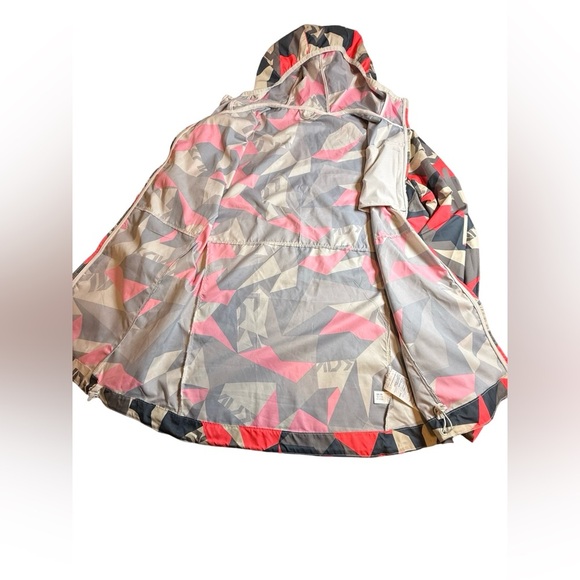 Adidas Women’s Running Windbreaker Jacket - Bold Geometric Print - Picture 4 of 11